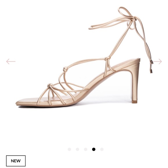 Gold lace up heels! Chinese Laundry - Picture 7 of 7
